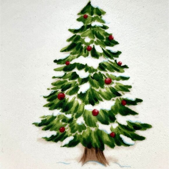 Pier 1 Winter's Wonder Holiday Christmas Ironstone Dinner Cereal Soup Bowl 8" - Picture 7 of 7